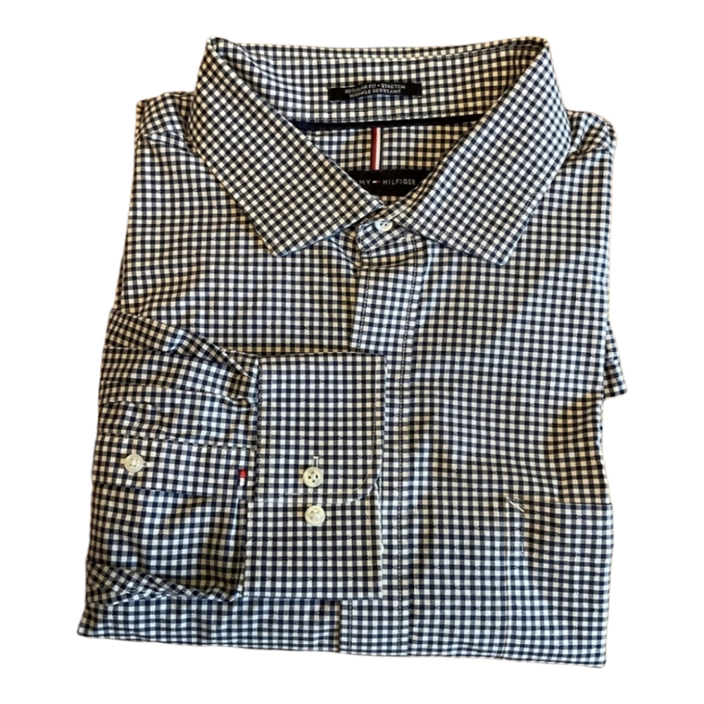 Tommy Hilfiger Button up Wrinkle resistant Shirt Size 2XL